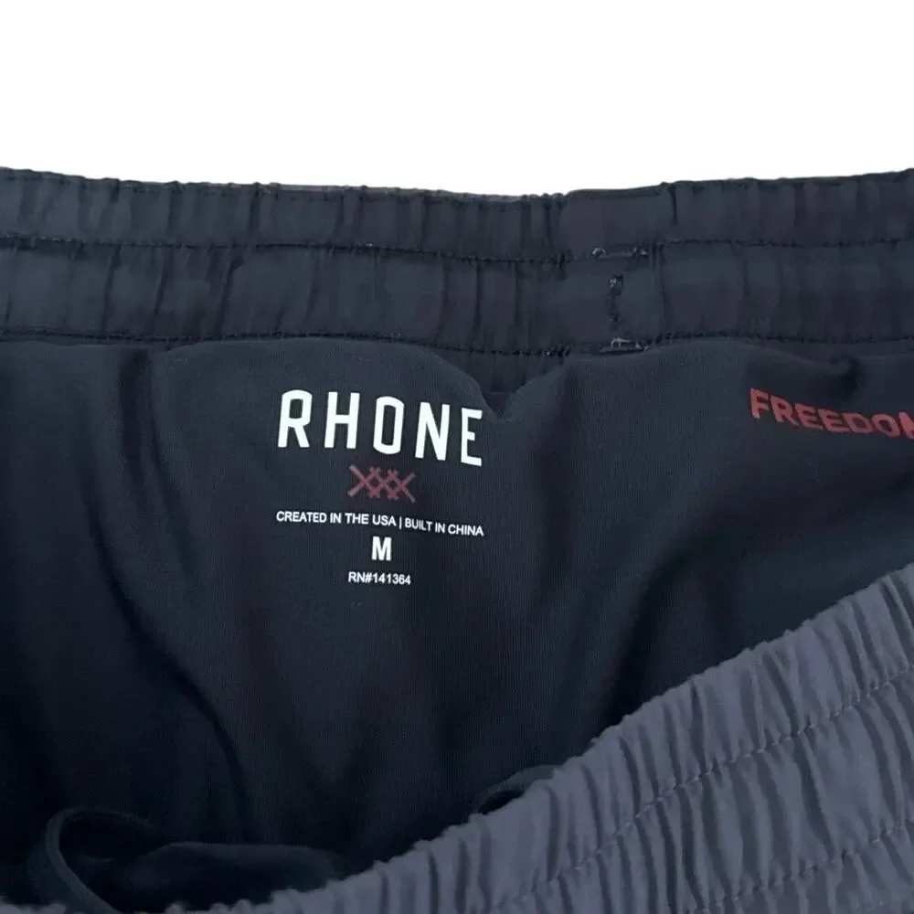 Men's Size M Rhone Mako Running Athletic Short in Asphalt Dark Gray